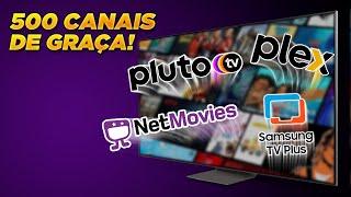 Como ter 500 CANAIS de GRAÇA na SMART TV SAMSUNG