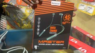 Hitech master HT-56 wireless neckband unboxing and review #hitech #diy #project