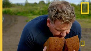 Gordon Bakes Using a Hot Spring  | Gordon Ramsay: Uncharted