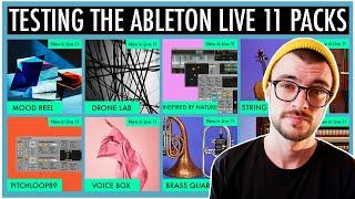 Testing Out The NEW Ableton Live 11 Packs! | Inspired By...