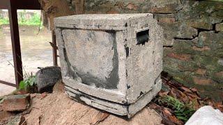 Restoration SONY TV produced in 1990 | Antique television restore | Restore old color TV