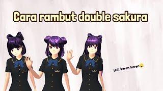 Tutorial membuat rambut double Sakura School Simulator  #sakuraschoolsimulator