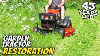 Rare 43 Year Old British Garden Tractor: Restored to Former Glory