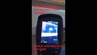 MINI SPLIT HEAT PUMP HEAD GETTING TOO HOT? (Senville) keeps heating after setpoint reached-  SOLVED!
