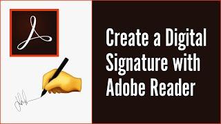 Create a Digital Signature with Adobe Reader SIGN DOCUMENTS! | APTeck Tutorials