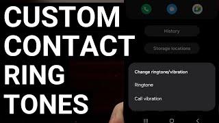 Android 101 - How to Set a Custom Ringtone to Individual Contacts for Phone Calls?