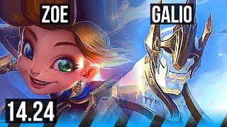 ZOE vs GALIO (MID) | 4/1/2 | VN Challenger | 14.24