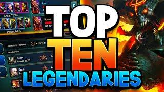 Top 10 Legendary Champions for Clan Boss in Raid Shadow Legends (Non Void)