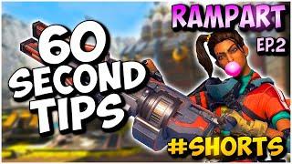 5 RAMPART TIPS FOR APEX LEGENDS IN UNDER 60 SECONDS! | EP.2 | #Shorts