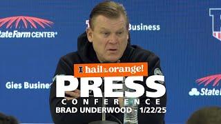 Illini Men's Basketball | Brad Underwood Press Conference 1/22/25
