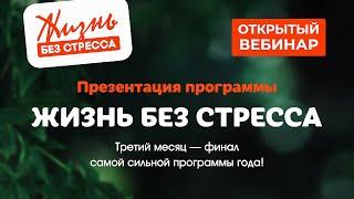 Стресс, эмоции - Как моментально восстановиться? 3 месяц программы - жизнь без стресса