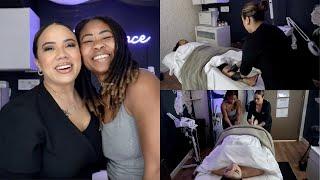 **BEHIND THE SCENES** MASSAGE TRAINING WITH DAWNSHEALINGHANDS | LICENSED ESTHETICIAN | KRISTEN MARIE