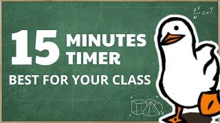 15 Minutes of Walking Duck for classroom FUN! - Ticktock timer