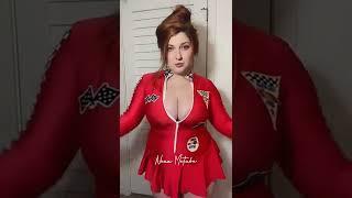 So Sexy Red Hot Girl |BraLess GirlNexx Metube #shorts #braless #boobsshow #hotcleavage #sexy