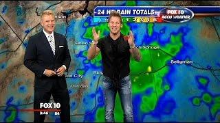 Wrestler Chris Jericho takes over FOX 10's weather