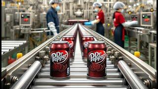 How Dr. Pepper Is Made in a Factory | Dr. Pepper Production Process