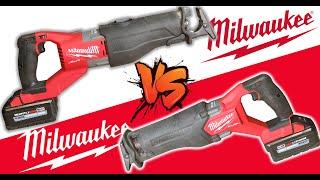 HEAD TO HEAD - RECIPROCATING SAW - MILWAUKEE Super Sawzall vs MILWAUKEE Sawzall (2722-20 vs 2821-20)