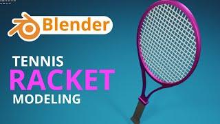 Blender Racket Modeling | Blender2.8 | Sameh Ulhaq