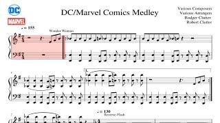 DC Marvel Comics Medley   Piano Solo