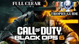  BLACK OPS 6 (PS5) COD TROPHY GUIDE: "FULL CLEAR"  – 100% WALKTHROUGH 