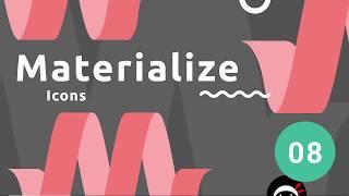 Materialize Tutorial #8 - Icons