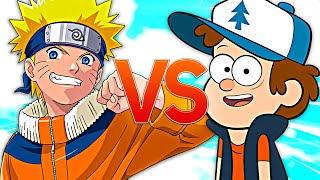 NARUTO VS GRAVITY FALLS - ANIME RAP BATTLE