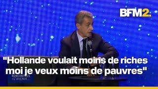 Trump, Jo, budget... Nicolas Sarkozy s'exprime sur l'actualité lors des "rencontres de l'avenir"