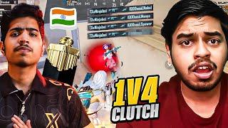 INDIA's RANK 1 TEAM BGIS CHAMPION 1vs4 SOUL CLUTCH ?? Tx NiNJA BEST Moments in PUBG Mobile