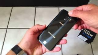 Verizon Samsung Galaxy s7 edge unboxing black onyx