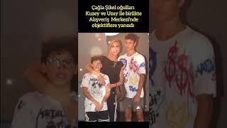 ÇAĞLA SİKEL, OĞULLARIYLA ALIŞVERİŞ MERKEZİ'NDE GÖRÜNTÜLENDİ!