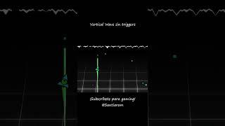 Geometry Dash: Vertical Wave sin triggers #geometrydash #gaming #shorts