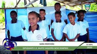 Reconstruccion de aula escolar, en el centro educativo Bajito Vaquería, sede el rompido.