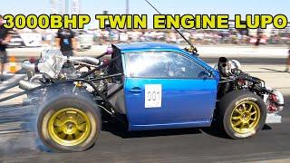 THE CRAZIEST CAR ON THE INTERNET - 3000BHP TWIN ENGINE VW LUPO