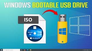 How To Create a Windows Bootable USB Drive and Install Windows