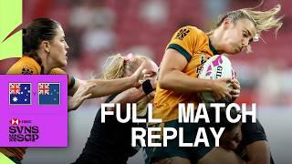 Black Ferns REIGN supreme  | New Zealand v Australia | HSBC SVNS Singapore 2025 | Full Match Replay