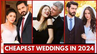 Famous Turkish Actors Cheapest Weddings | Most Handsome Turkish Actors 2024