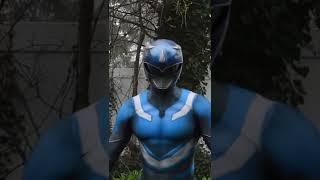 Power Rangers Unworthy Blue Ranger Morph! #Shorts