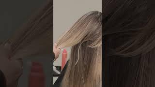 Applying mousse on dry hair gives a lighter weight hold and texture!