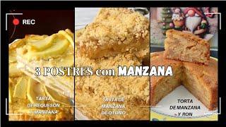 Sorprende a Tus Amigos con Estos 3 Postres de Manzana Fáciles