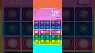 Calculator Pop It! #popit #asmr #fidget #shorts