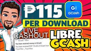 P115 PHP AGAD KINITA KO SA GCASH.. NEW GCASH PAYING APP. KUMITA SA PAG INSTALL AT IBA PA..