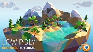 Low Poly Island  | Beginner |  Blender 2.8 Tutorial