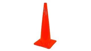 Honeywell 28 Inch High Visibility Orange Safety Traffic Cone (RWS-50012)