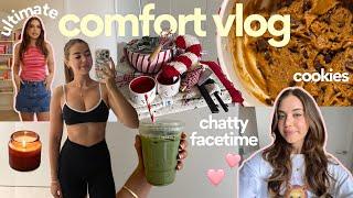 ultimate comfort vlog: bestie chats, baking, new clothes, holiday decorating!