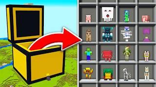 I Trapped EVERY Mob in a CHEST! (Minecraft Hardcore)