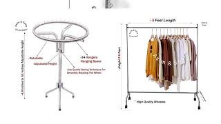 boutique hanging stand rack clothes hanging stand rack #design