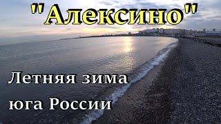 Новороссийск. Пляж Алексино. Летняя зима. Погода. (Папа Может)