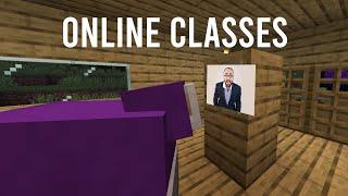 Online School Portrayed by Minecraft