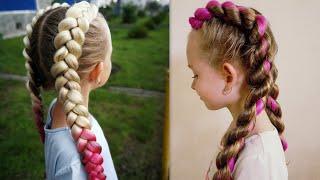 2 types of braids with Kanekalon! Color braids!