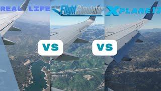 MSFS vs X-Plane 12 vs Real Life! Approach and landing in Antalya